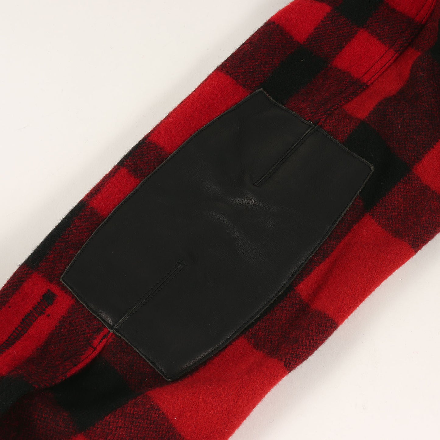18AW × FILSON レザーエルボーパッチ リフレクター 切替 チェック ツイード マッキーノ ジャケット (WB-J105)