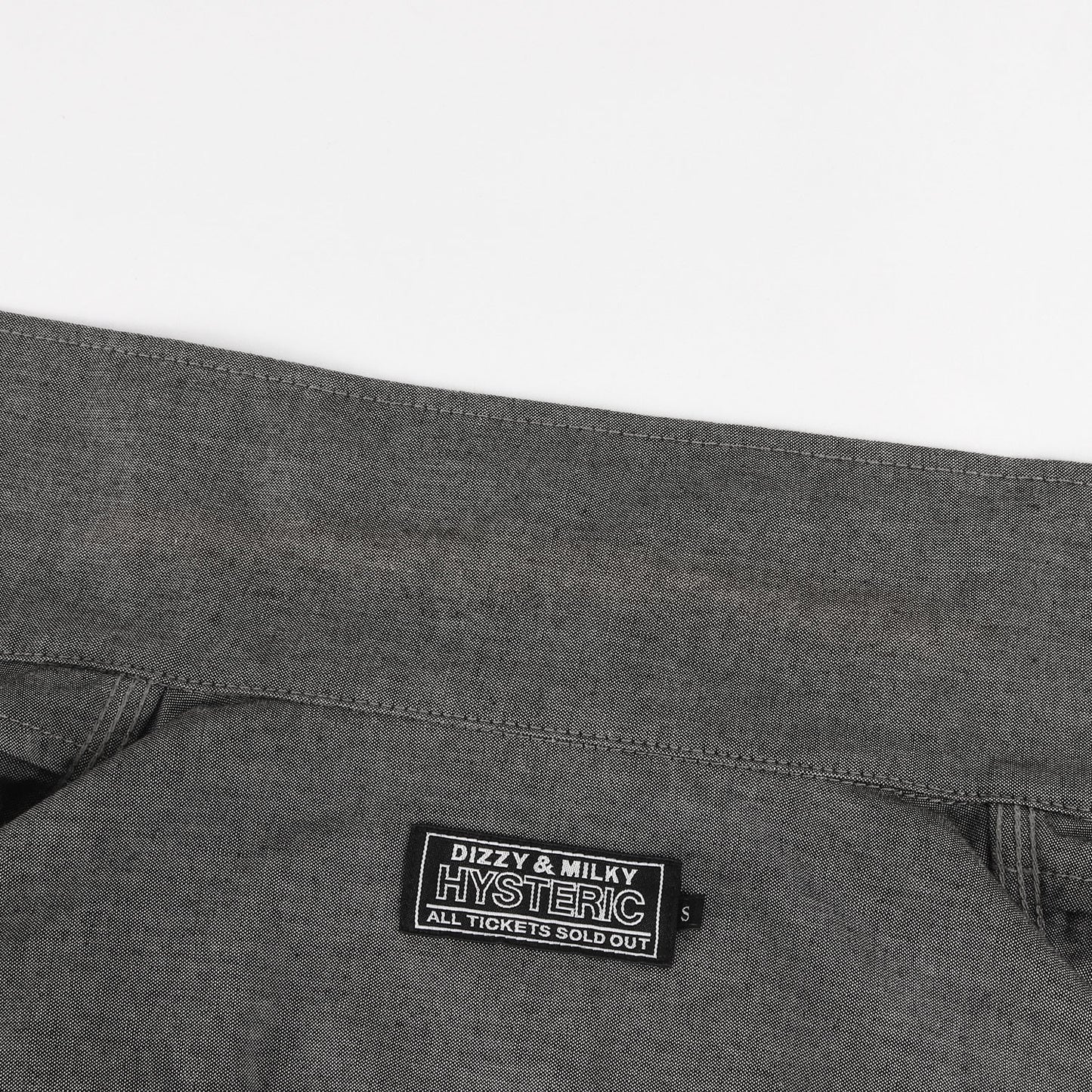 23SS KINKY JEANS ロゴ エンジニア シャンブレー 半袖シャツ (02232AH04)