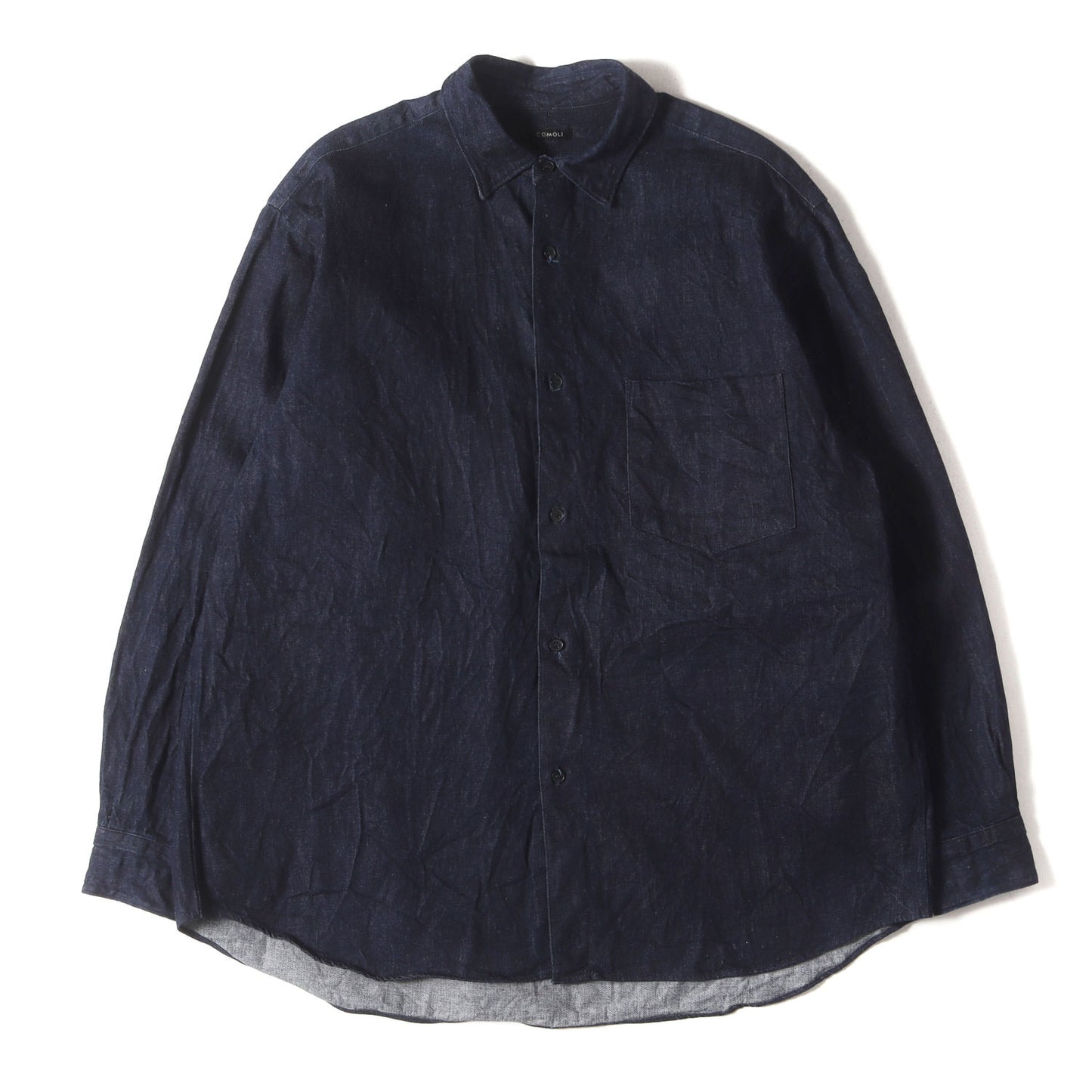 COMOLI (コモリ) 23SS オーバーサイズ デニム シャツ (X01-02004 