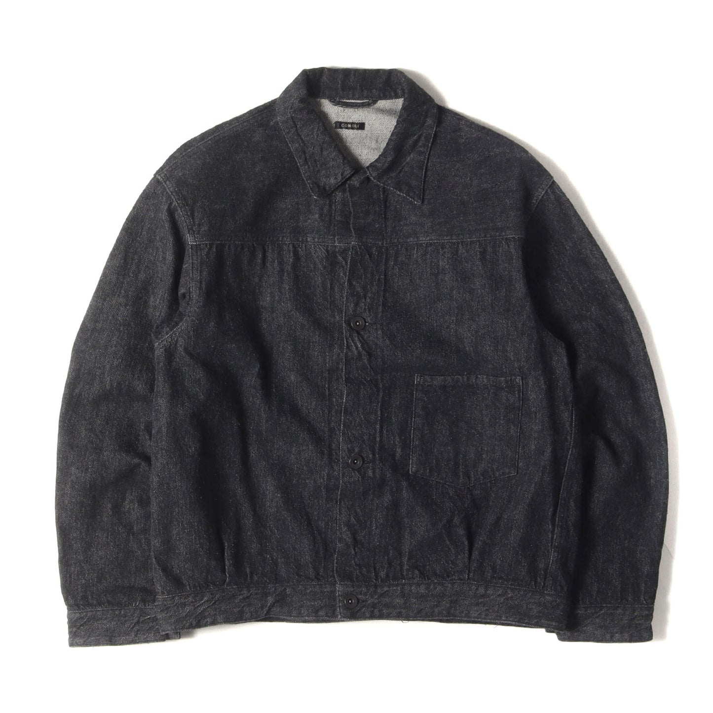 COMOLI (コモリ) 21SS シンチバック付き デニム トラッカー ジャケット 