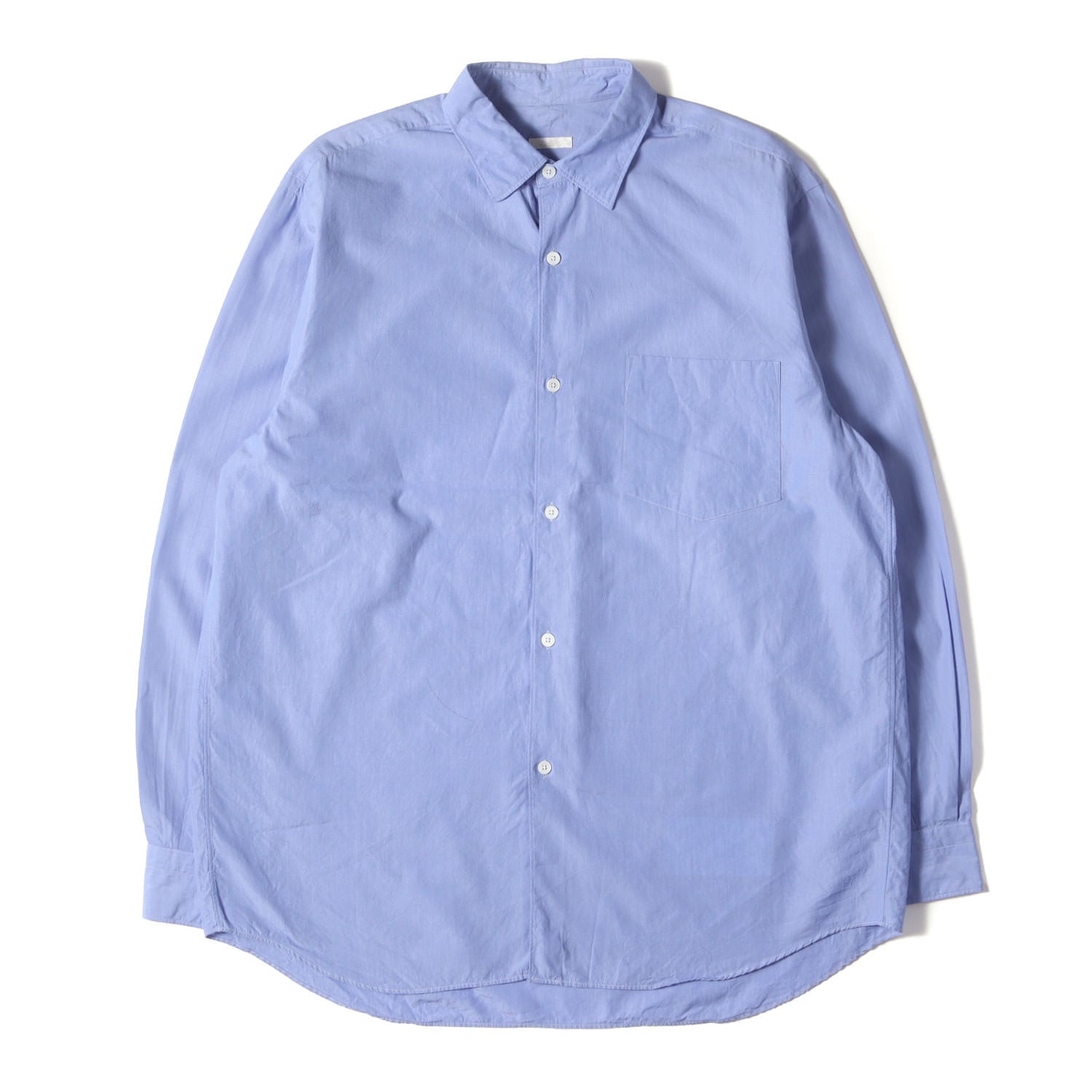 21SS レギュラーカラー シャツ (旧型 コモリシャツ T01-02001) COMOLI (コモリ) 21SS レギュラーカラー ドレス シャツ (旧型 コモリ