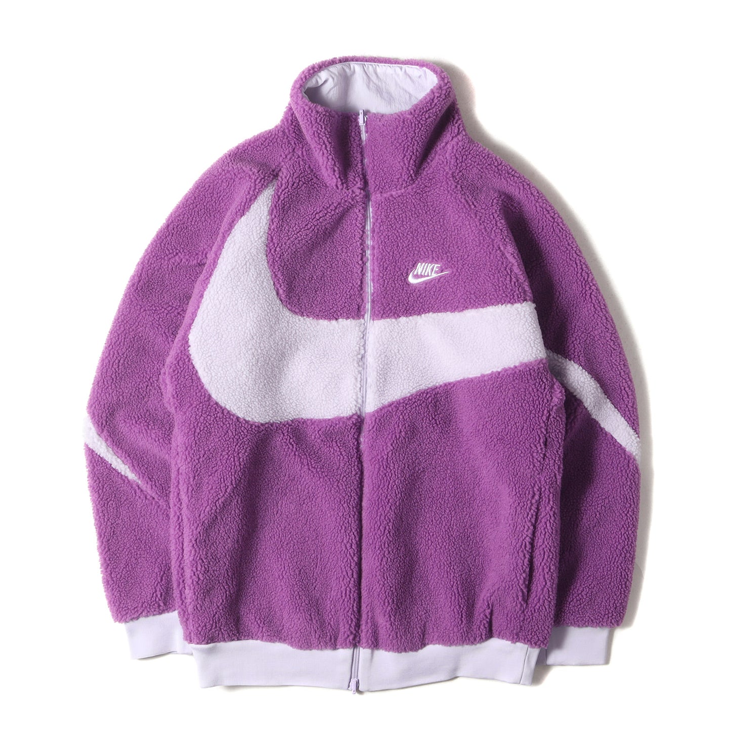 ビッグスウォッシュ リバーシブル フリースボア ナイロン ブルゾン (VM SWOOSH FULL ZIP JACKET BQ6546-570)