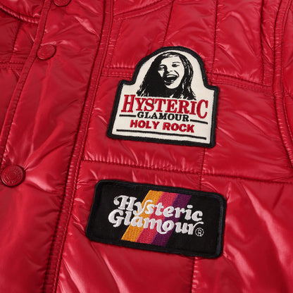 ワッペン付き ナイロンタフタ プリマロフト ジャケット (0204AB01)