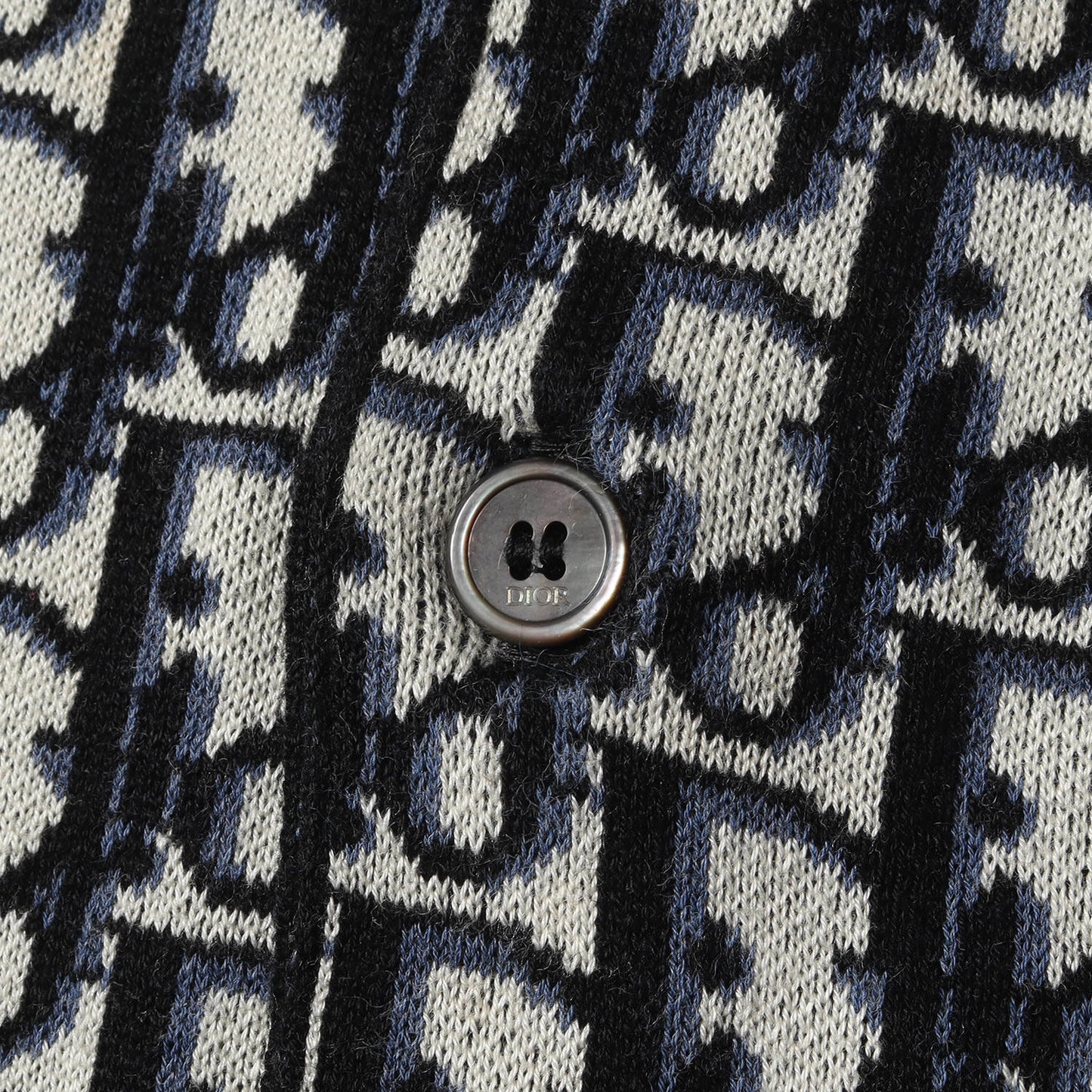 20SS オブリーク ジャガード コットンニット オーバー シャツ(Oblique Overshirt 023M550AT099)