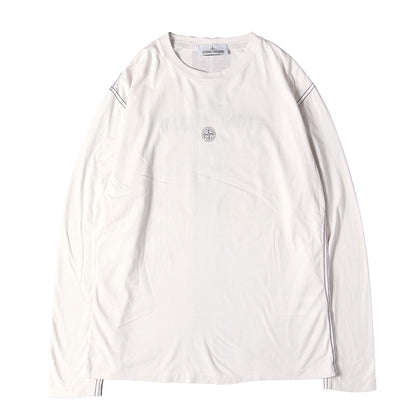 22SS コンパスロゴ 長袖 Tシャツ (INVERSE STRIPE THREE PRI 761520749)