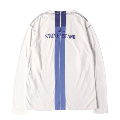22SS コンパスロゴ 長袖 Tシャツ (INVERSE STRIPE THREE PRI 761520749)