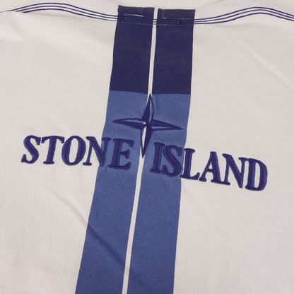 22SS コンパスロゴ 長袖 Tシャツ (INVERSE STRIPE THREE PRI 761520749)