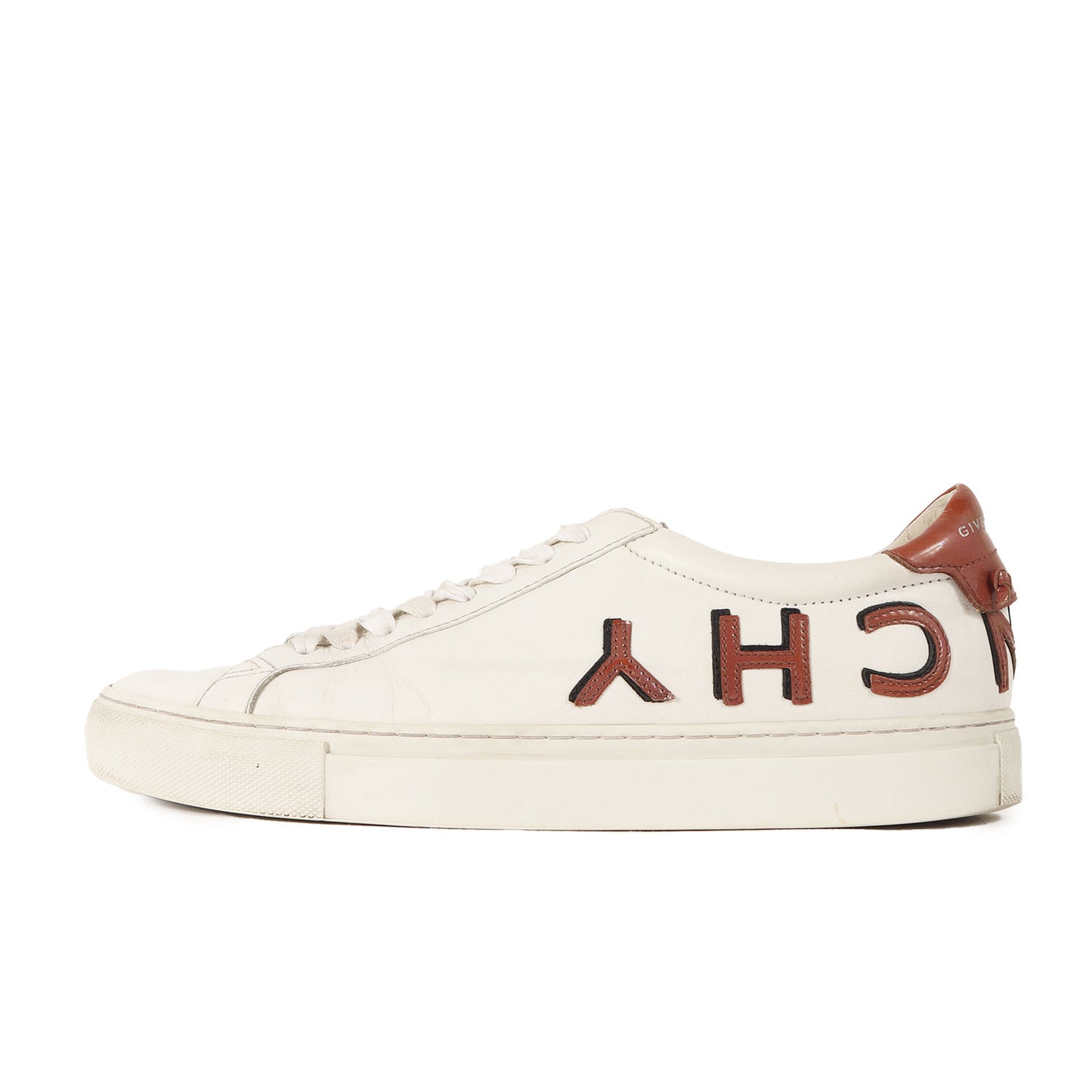 反転ロゴ レザー ローカット スニーカー (Reverse Low-top Sneakers)