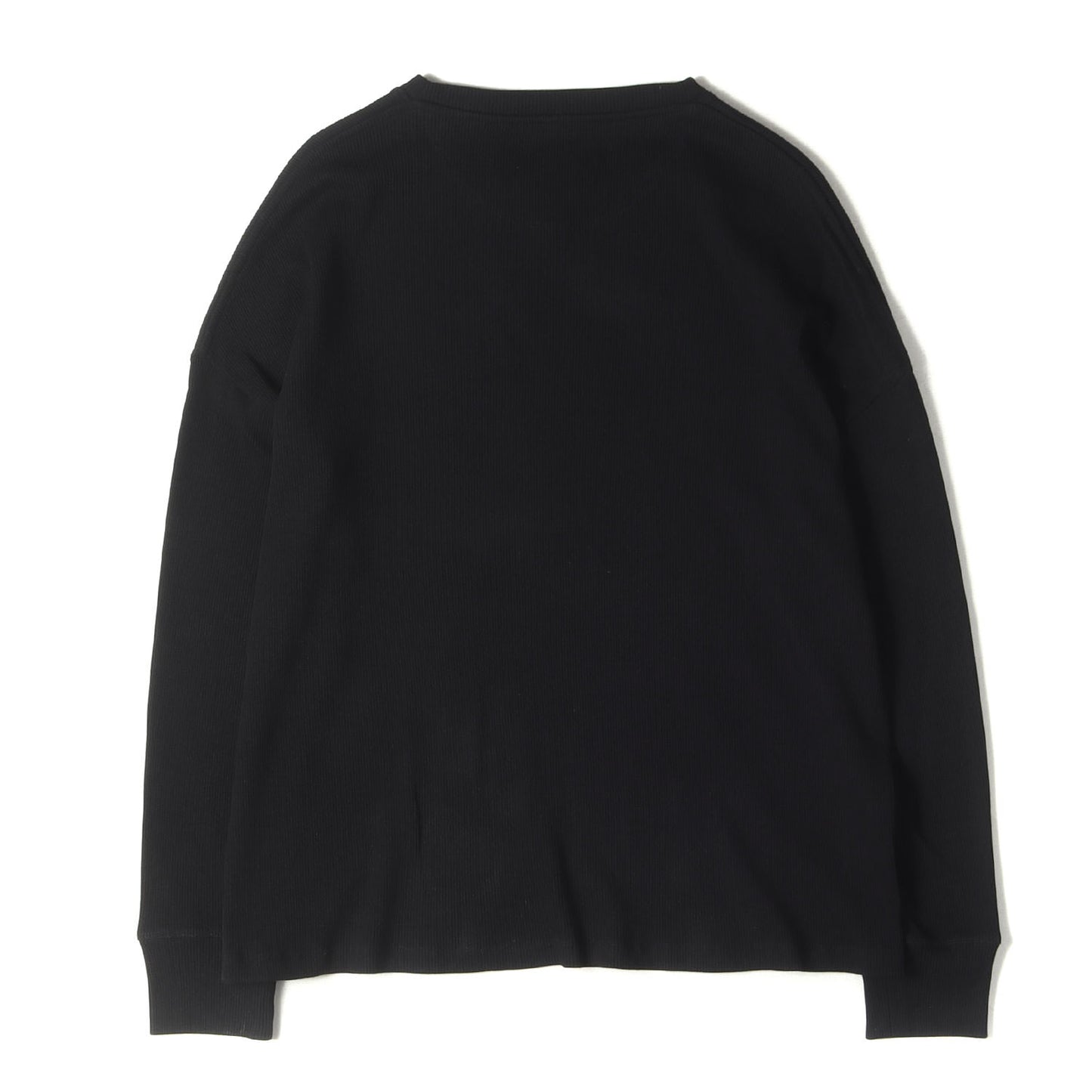 アナグラム 刺繍 リブ編み コットン ニットソー (LONG SLEEVE T-SHIRT 1727170 H526Y22XAY)