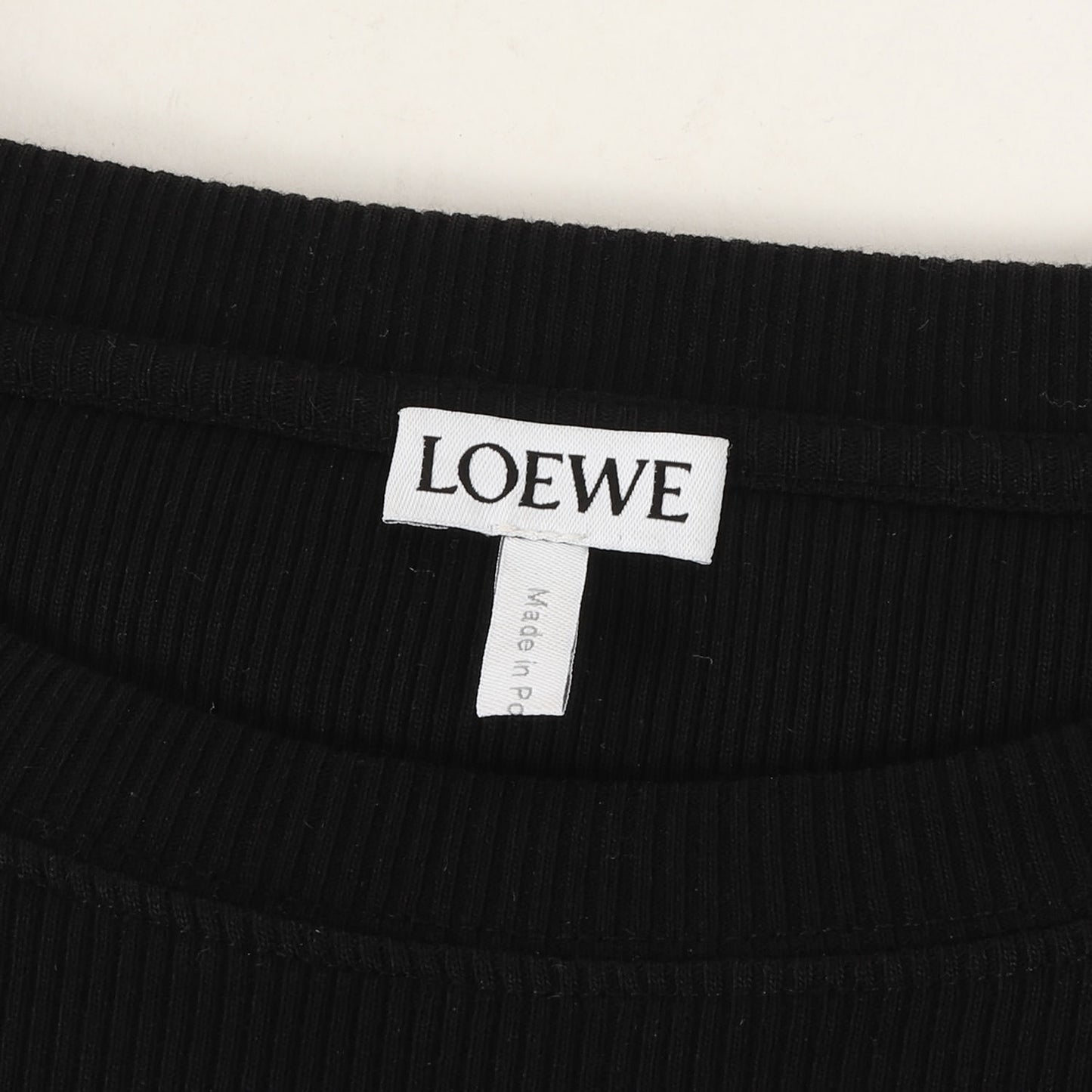 アナグラム 刺繍 リブ編み コットン ニットソー (LONG SLEEVE T-SHIRT 1727170 H526Y22XAY)