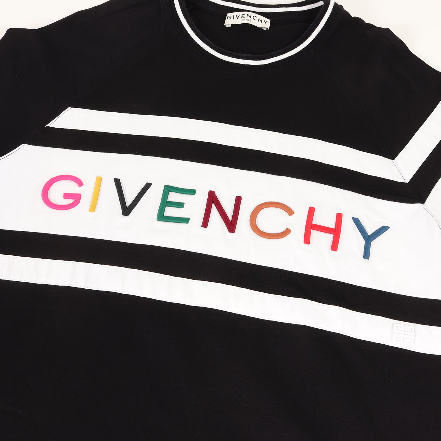 ロゴ 刺繍 ラグラン Tシャツ (BW706V3Z1X)