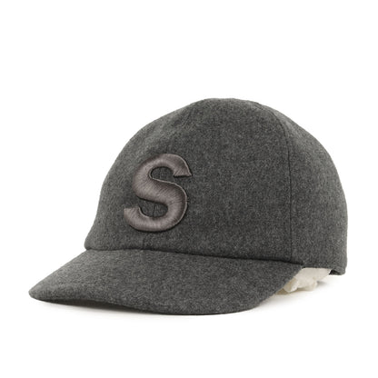 22AW Sロゴ ウールメルトン 6パネル キャップ (WOOL MELTON CAP 22-0434S)