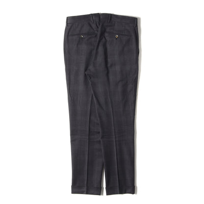 SUPER 120S グレンチェック ウール スラックス パンツ (COGF11ZPOCL1 TR22) / GENTLEMAN FIT