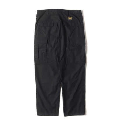 24SS コットン/ナイロン ミリタリー カーゴパンツ