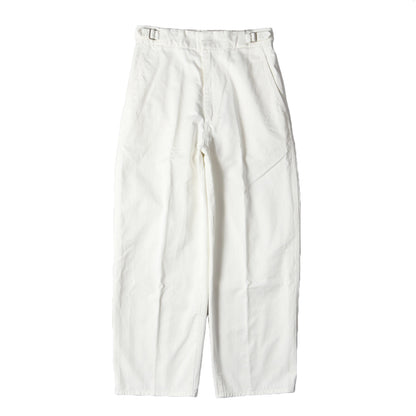 24SS コットンツイル ワイド パンツ (170-4140313) / Y