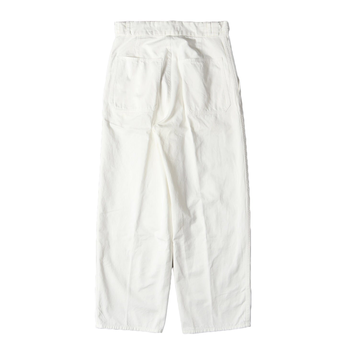24SS コットンツイル ワイド パンツ (170-4140313) / Y