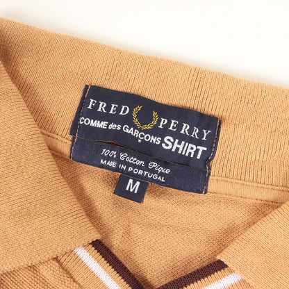 × FRED PERRY ローレル 刺繍 鹿の子 スキッパー ポロシャツ (S12303) / MADE IN PORTUGAL