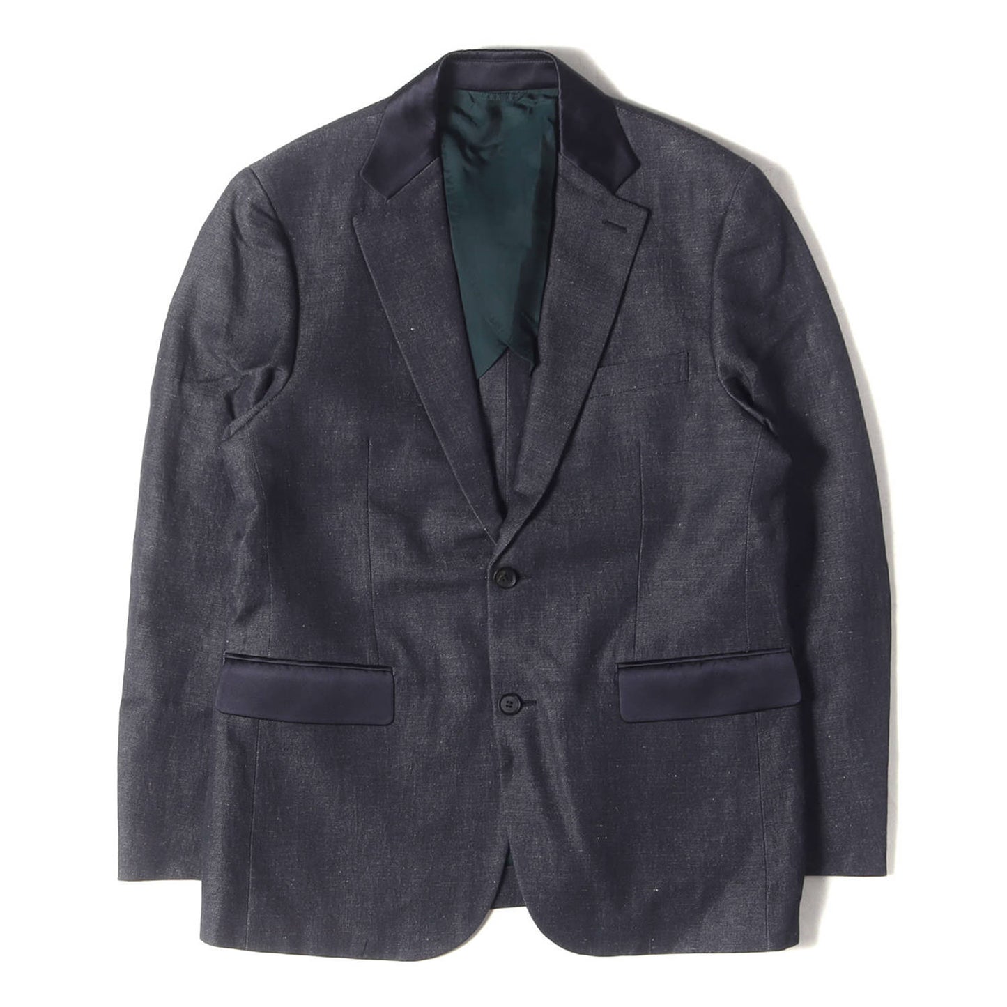 by KEITA MARUYAMA コットンリネン デニム 2B テーラード ジャケット (78-19-8203) / MADE IN JAPAN