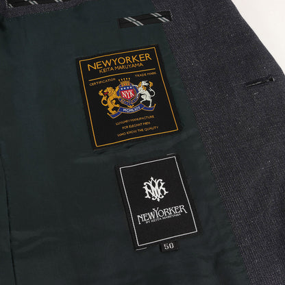 by KEITA MARUYAMA コットンリネン デニム 2B テーラード ジャケット (78-19-8203) / MADE IN JAPAN