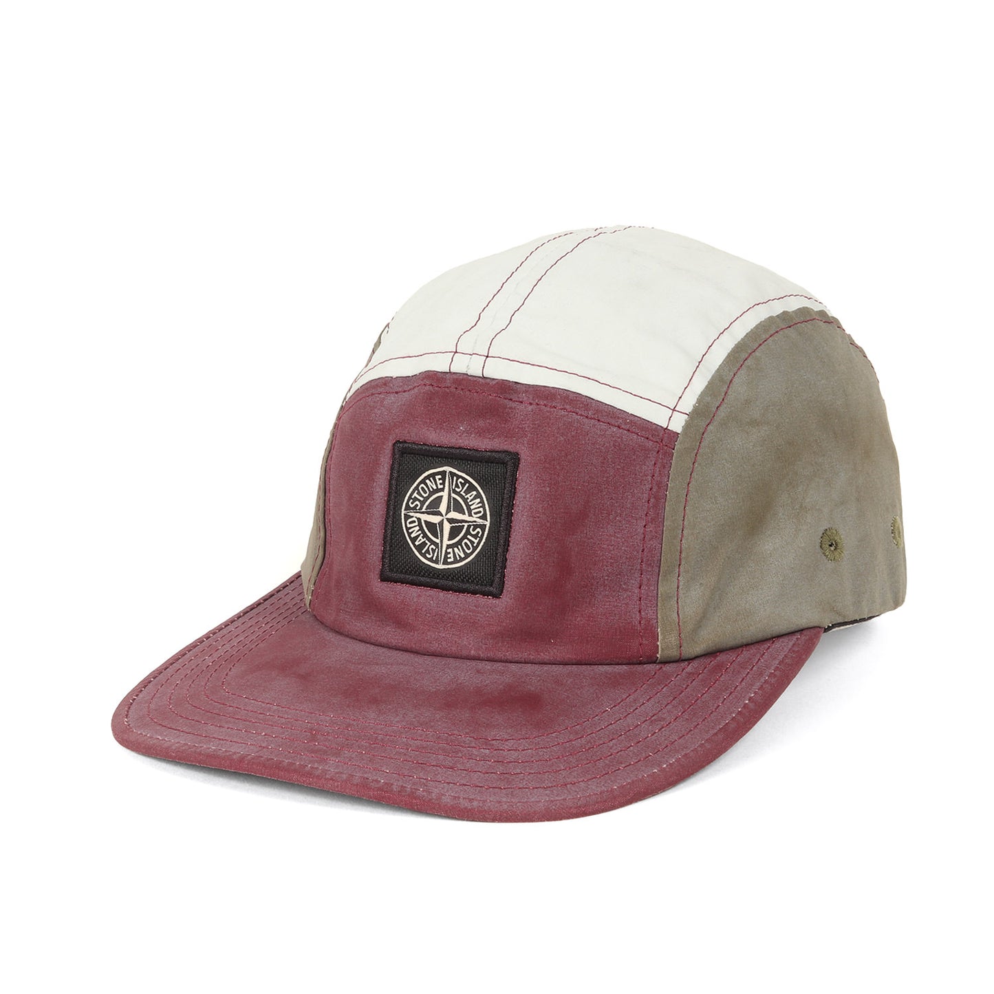 パネル切替 クレイジーパターン コンパスロゴ パッチ 刺繍 キャンプキャップ (711599077)