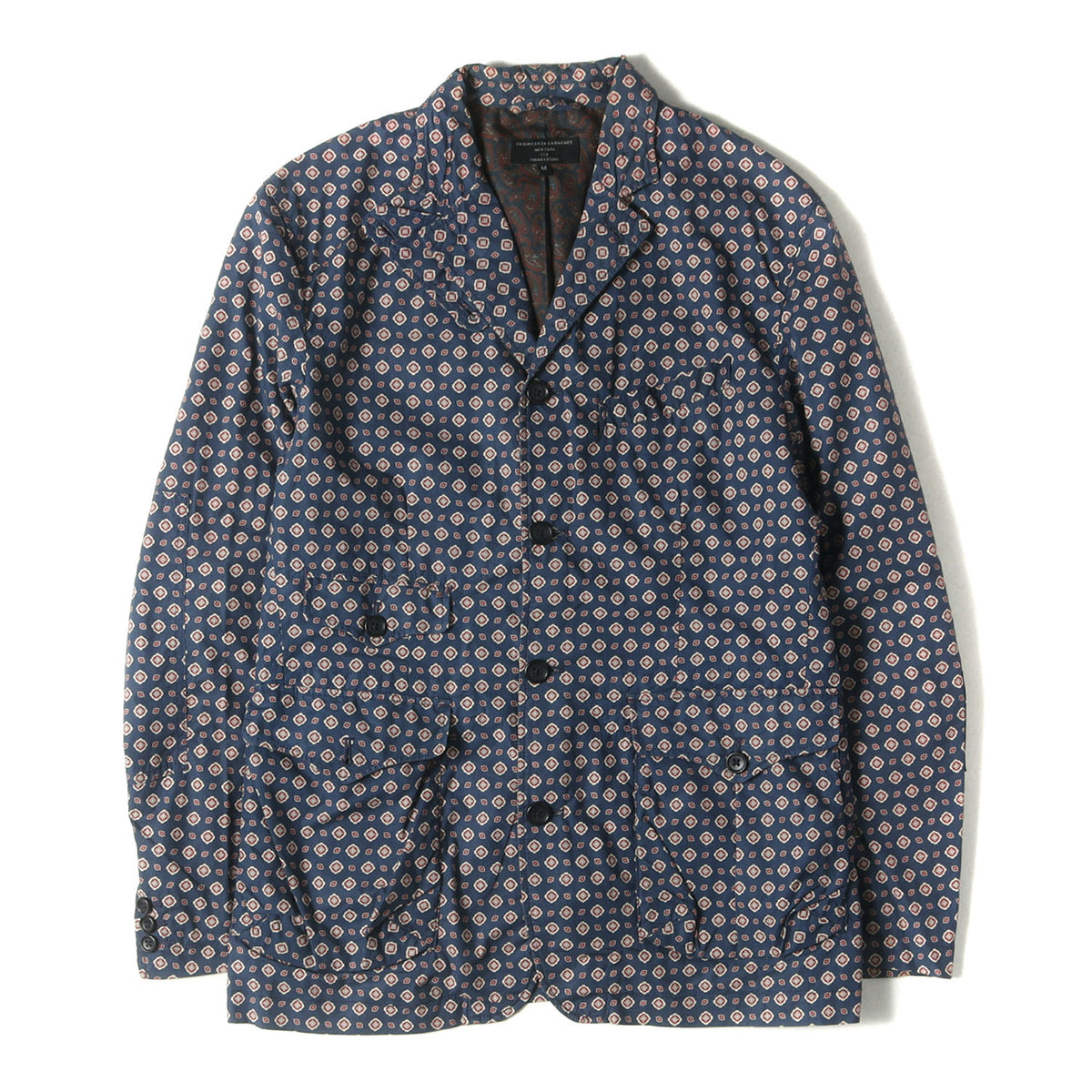 × FREAKS STORE 小紋柄 4B ワーク テーラード ジャケット (Andover Jacket)