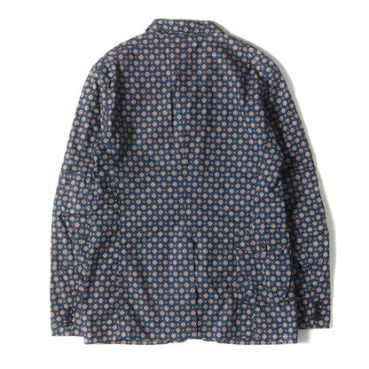 × FREAKS STORE 小紋柄 4B ワーク テーラード ジャケット (Andover Jacket)