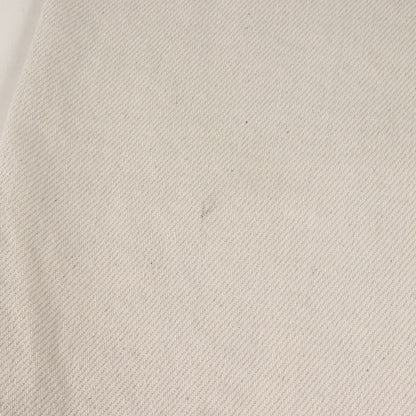 クラッシュ加工 ワイド デニム パンツ (2022 Split White) / ジッパーフライ