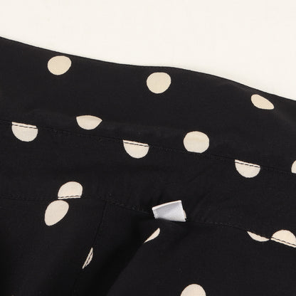 ポルカドット レーヨン ドレス シャツ (376916 Y324P)