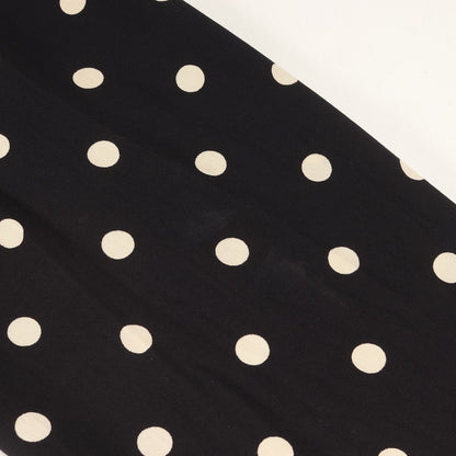 ポルカドット レーヨン ドレス シャツ (376916 Y324P)