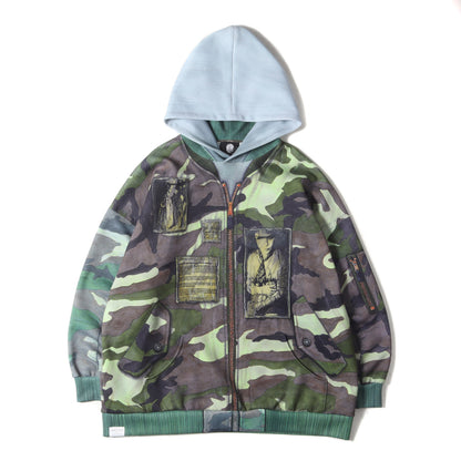 24AW 転写プリント パーカー (DRWING PARKA RAF)