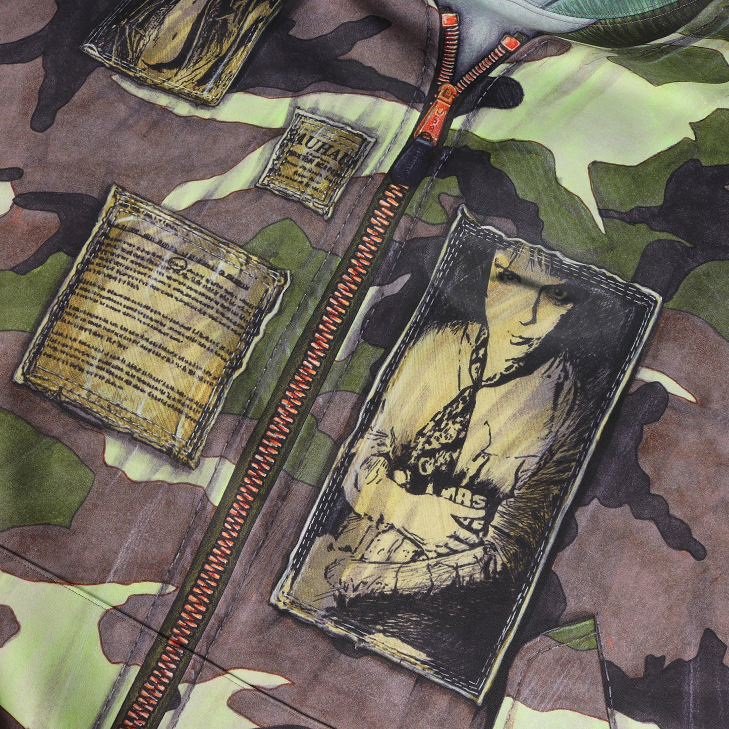 24AW 転写プリント パーカー (DRWING PARKA RAF)