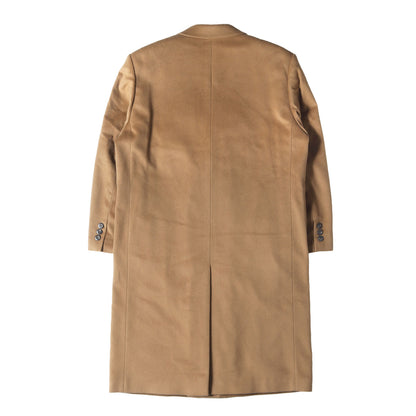 ピークドラペル ダブルブレスト カシミヤ 6B チェスター コート