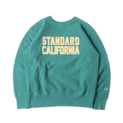 22AW × Champion カレッジロゴ プリント スウェット (SD REVERSE WEAVE CREW SWEAT)