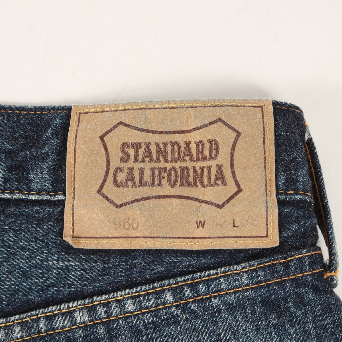 24SS ヴィンテージウォッシュ加工 5ポケット ボタンフライ デニム パンツ (SD 5P Denim Pants 960 Vintage Wash)