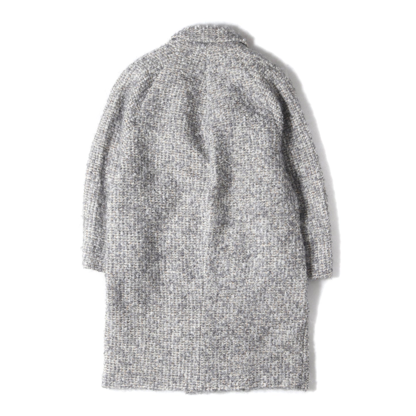 モヘア混 シャギー ウール 3B チェスター コート (WPF14C008)