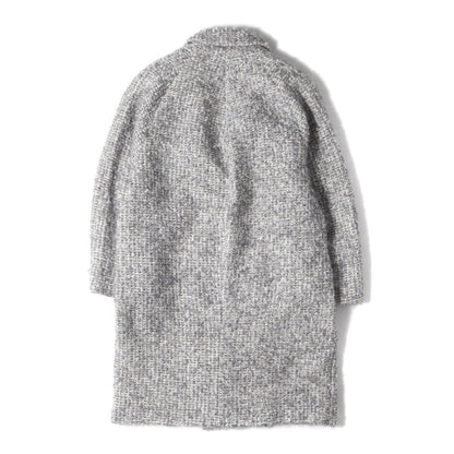 モヘア混 シャギー ウール 3B チェスター コート (WPF14C008)