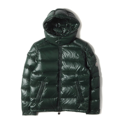 フード付き シャイニー ナイロン ダウン ジャケット (MAYA)