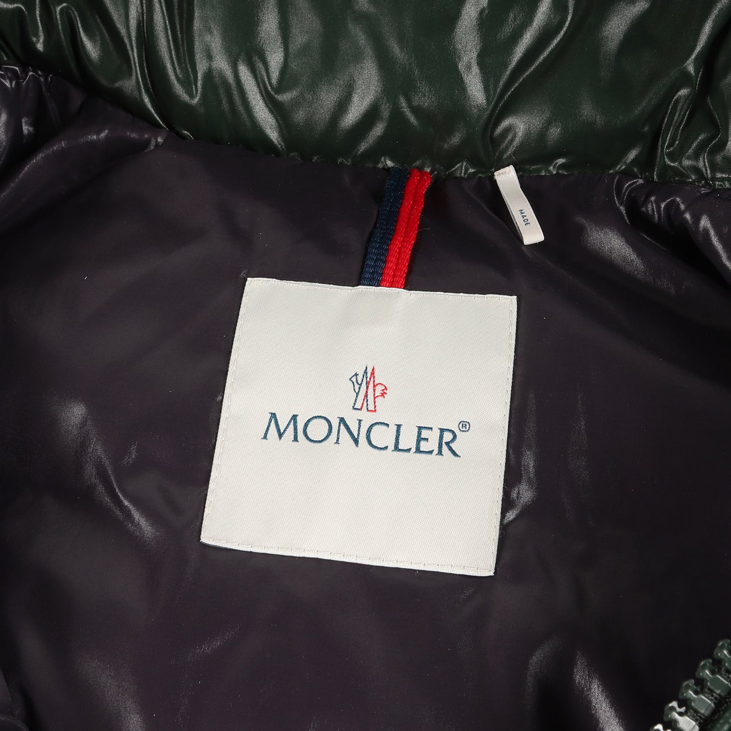 フード付き シャイニー ナイロン ダウン ジャケット (MAYA)