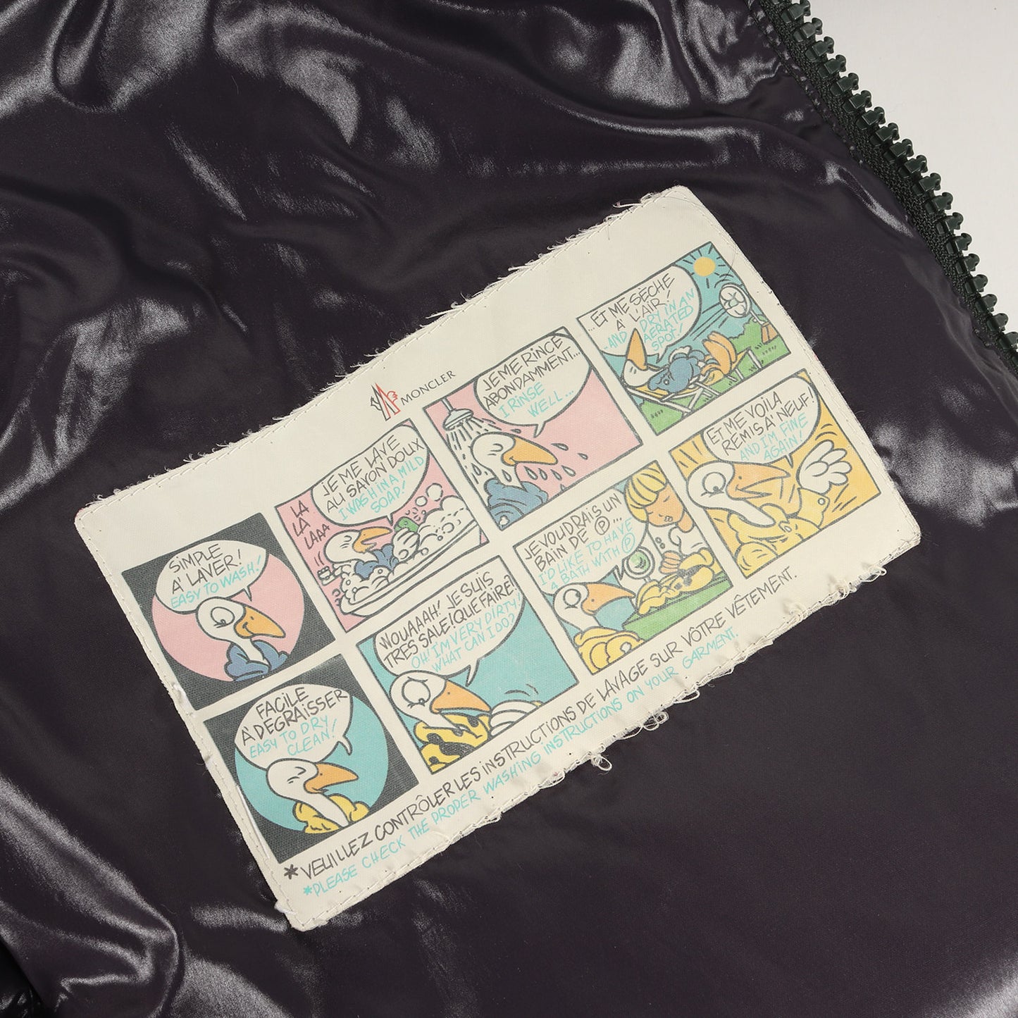 フード付き シャイニー ナイロン ダウン ジャケット (MAYA)