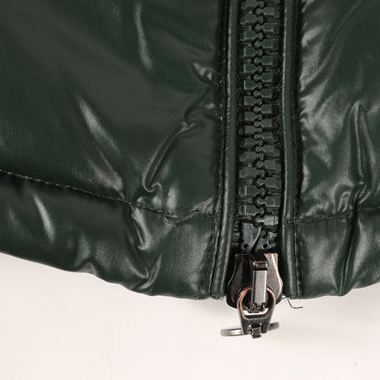 フード付き シャイニー ナイロン ダウン ジャケット (MAYA)