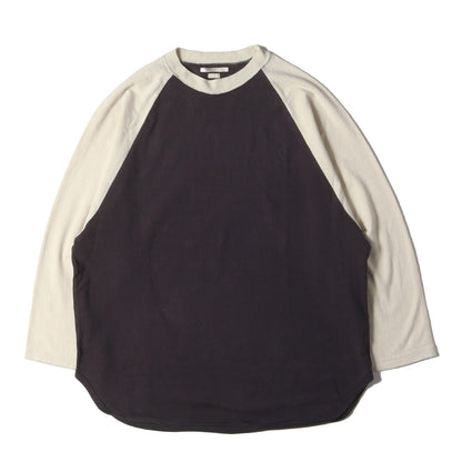 23SS ネップ コットンシルク ラグラン カットソー (C/Silk Nep Baseball Raglan Tee BHS23S029)