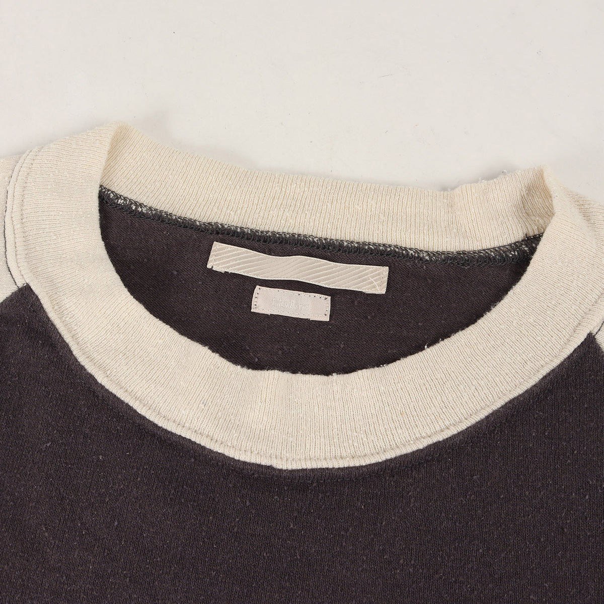 23SS ネップ コットンシルク ラグラン カットソー (C/Silk Nep Baseball Raglan Tee BHS23S029)