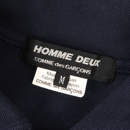 ショルダーフロント 切替 鹿の子 ポロシャツ (DI-T011) / AD2021