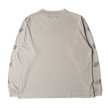 23SS × TOKYO DESIGN STUDIO NEW BALANCE ロゴ ロングスリーブ Tシャツ (NB Archive Remastered by AURALEE × TDS LS Tee Vintage Graphic AMT35042)