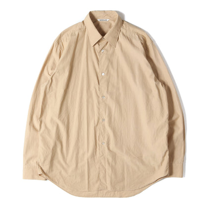 24SS フィンクスコットン ツイル リラックスフィット ドレス シャツ (WASHED FINX TWILL SHIRT A24SS01TN)