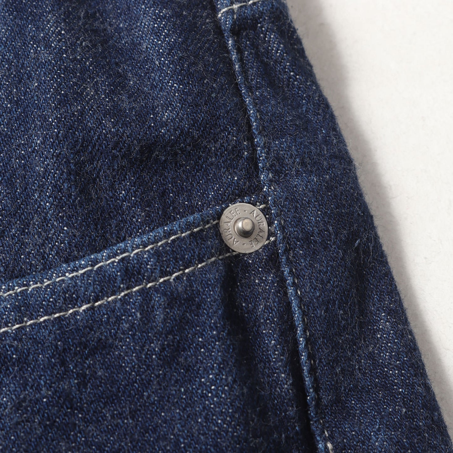23SS ワイド セルビッジ デニム パンツ (SELVEDGE LIGHT DENIM PANTS A23SP02SD) / ジッパーフライ