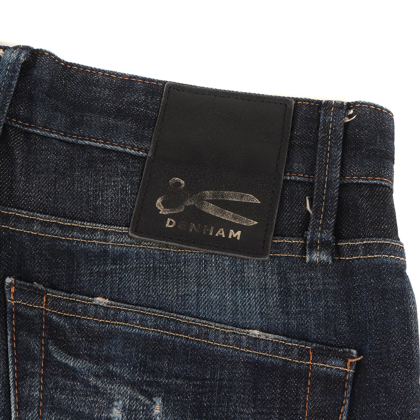 ヴィンテージ加工 スリム テーパード デニム パンツ (RAZOR SLIM FIT 01-16-08-11-014)