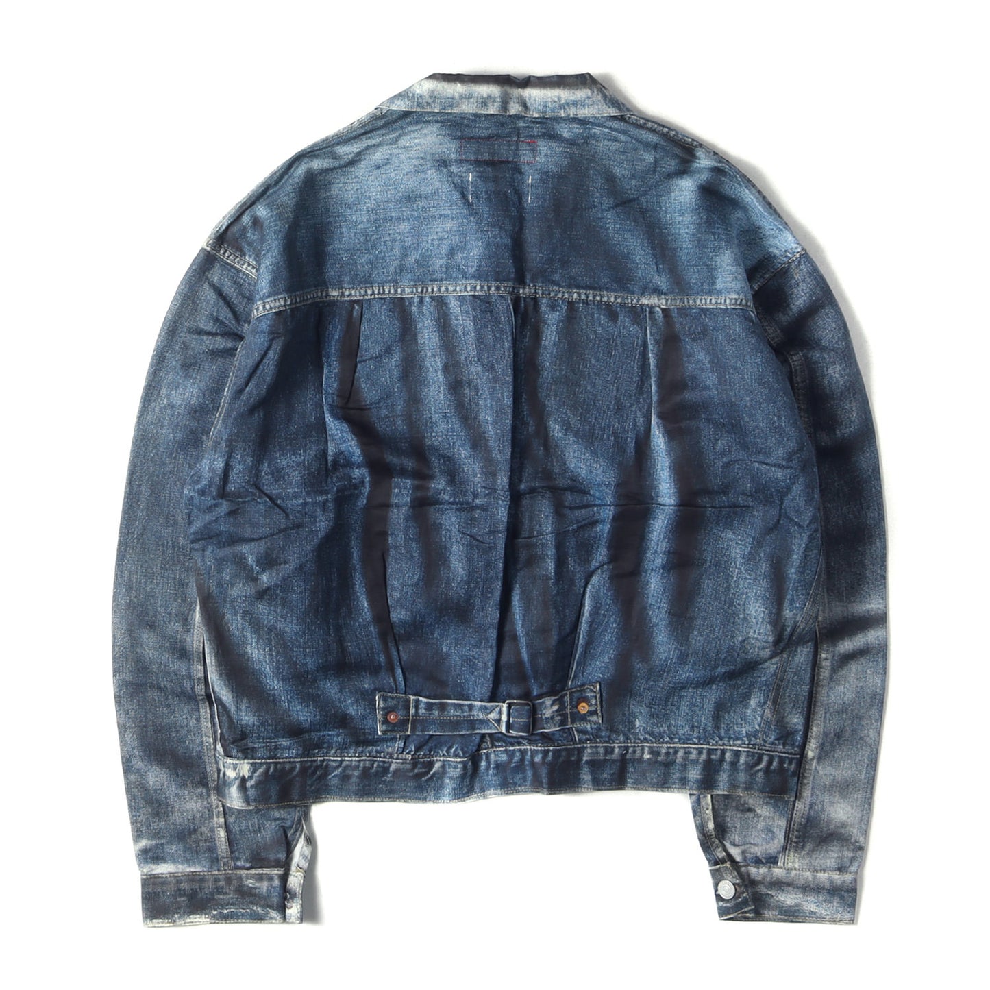 22SS × Levis × BerBerJin デニム 転写 プリント コットンリネン トラッカー ジャケット (WI-J907)