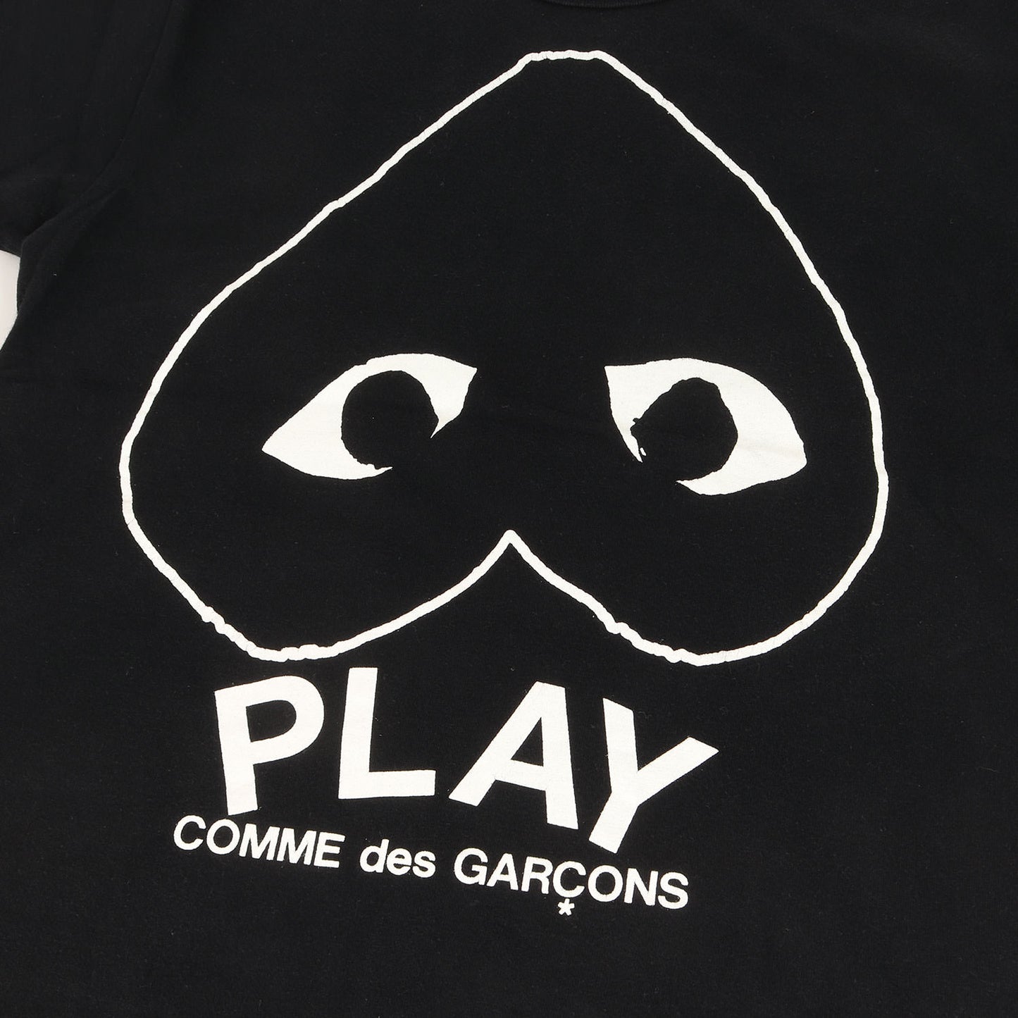 逆さハート ロゴ クルーネック Tシャツ (ZA-T114)