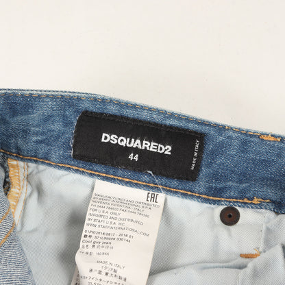 ダメージリペア加工 ストレッチ スリム デニムパンツ (Cool guy jean S71LB0089 S30144)